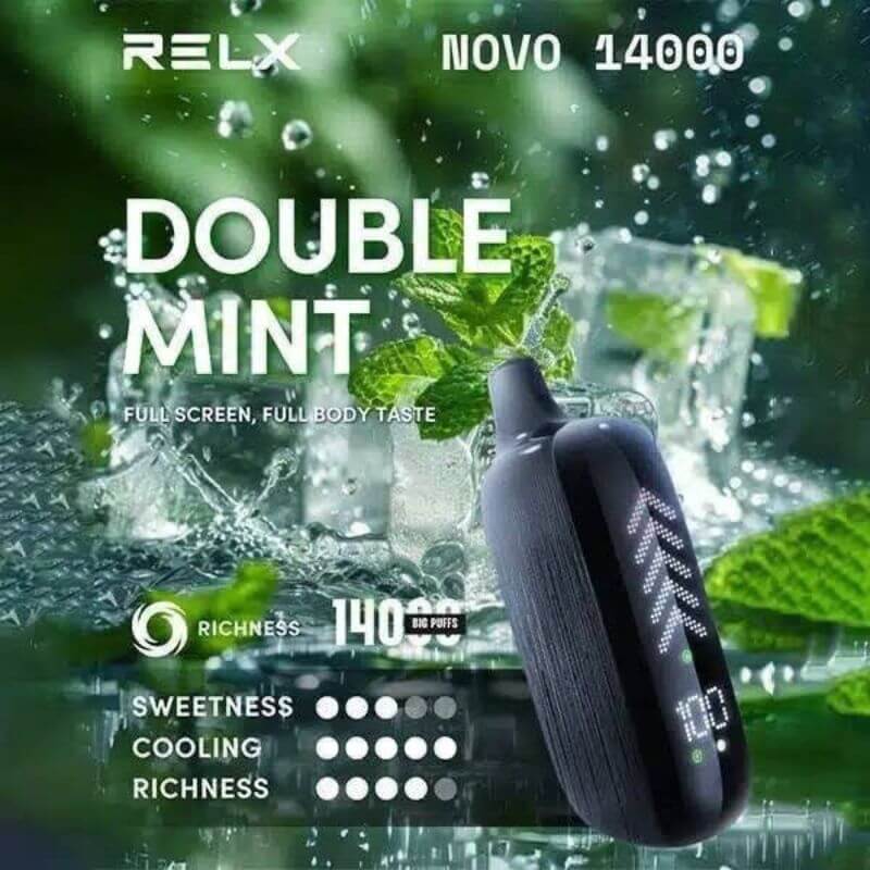 RELX-NOVO-14K-DOUBLE-MINT-SG-Vape-Party