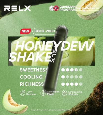 RELX-STICK-2K-HONEYDEW-SHAKE-SG-Vape-Party